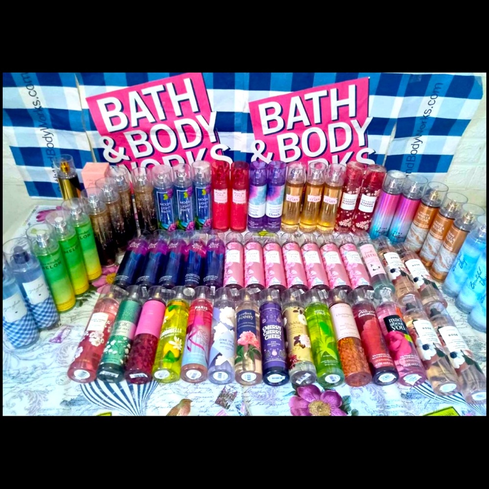 Bath and Body Works products available. 😇❤️